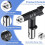 Spuittips, 6 stuks airless verftips omkeerbaar 3