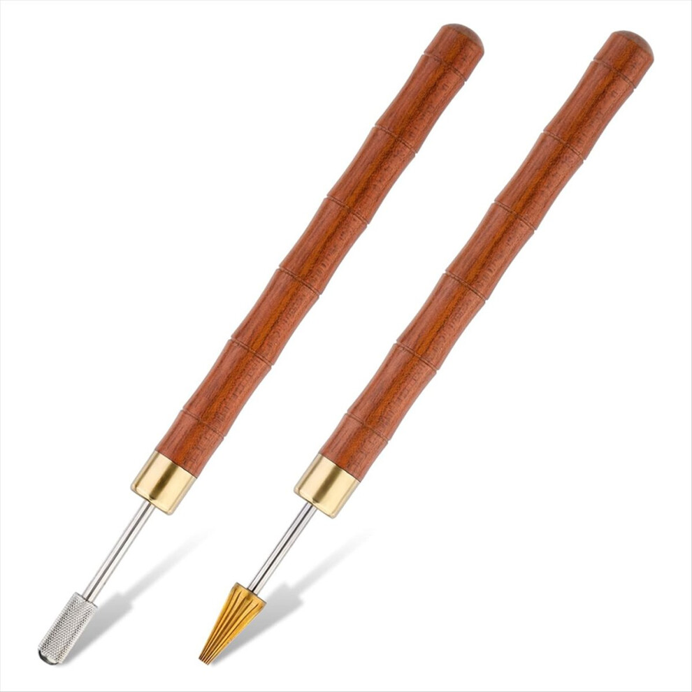 2Pcs Leather Edge Dye Pens, Roller Pen Applicator, 4853006573773