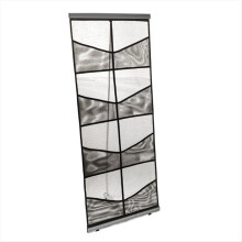 Verticale brochurestandaard met rasterdisplay