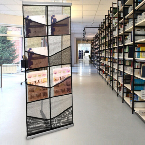 Verticale brochurestandaard met rasterdisplay 2