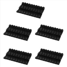 100 stuks/partij draadbevestigingsklemmen, desktop-opruimklemmen, houderklemmen, kabelapparaat, USB-snoerklemmen (zwart)