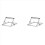 2X Foldable Stainless Steel Stand Adjustable Cutting Machine Material Support Frame for Workbench Lift,A 2