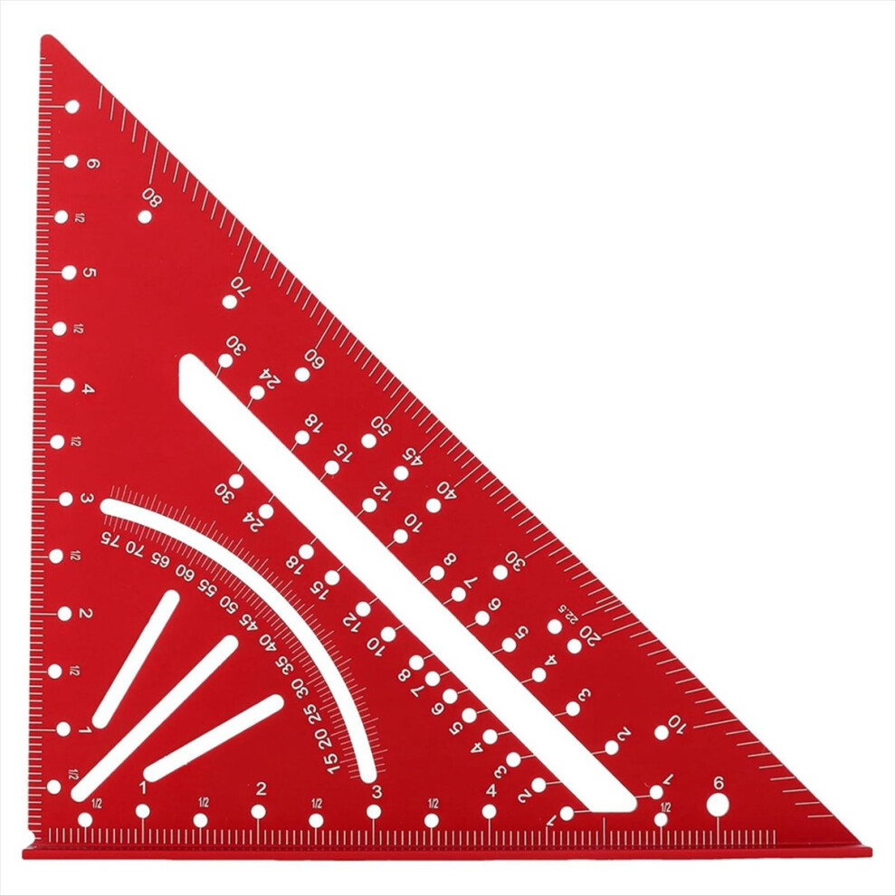 Carpenter Square,7Inch Square Multi-Purpose Tools, Red 4852245760135