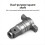 5pcs -Type Square Shaft Multifunctional Output Electric Wrench 4