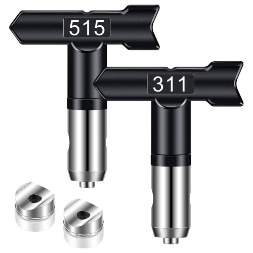 2 stuks Airless verfspuittips omkeerbaar 1