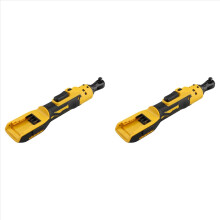 2x elektrische ratelsleutel 220N.M snoerloze schroevendraaier 3/8 inch slagmoersleutel voor 18V 20V