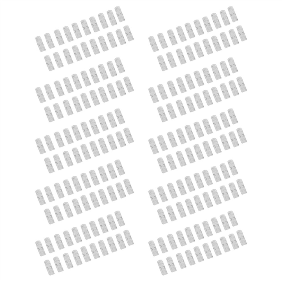 200Pcs/Lot Wire Fixing Clamp Clip Desktop Clear Up Clips Holder Clamps Cable Clipï¼Transparent Colorï¼ 4852245740847