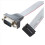 5X DB9 RS232 naar 10-pins lintkabelconnectoradapter 6