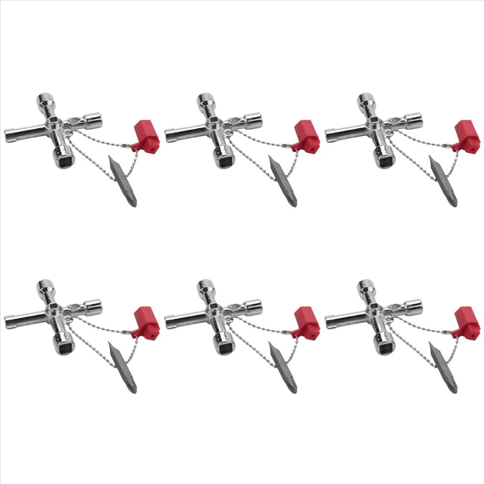 6X 4 In1 Meter Box Key Gas Multi-Functional Utilities For Electric Cupboard Cabinet Opening 4852245753137