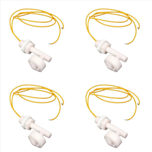 4X Side-Mounted Float Switches Liquid Level Water Sensors Rustproof Plastic Floats