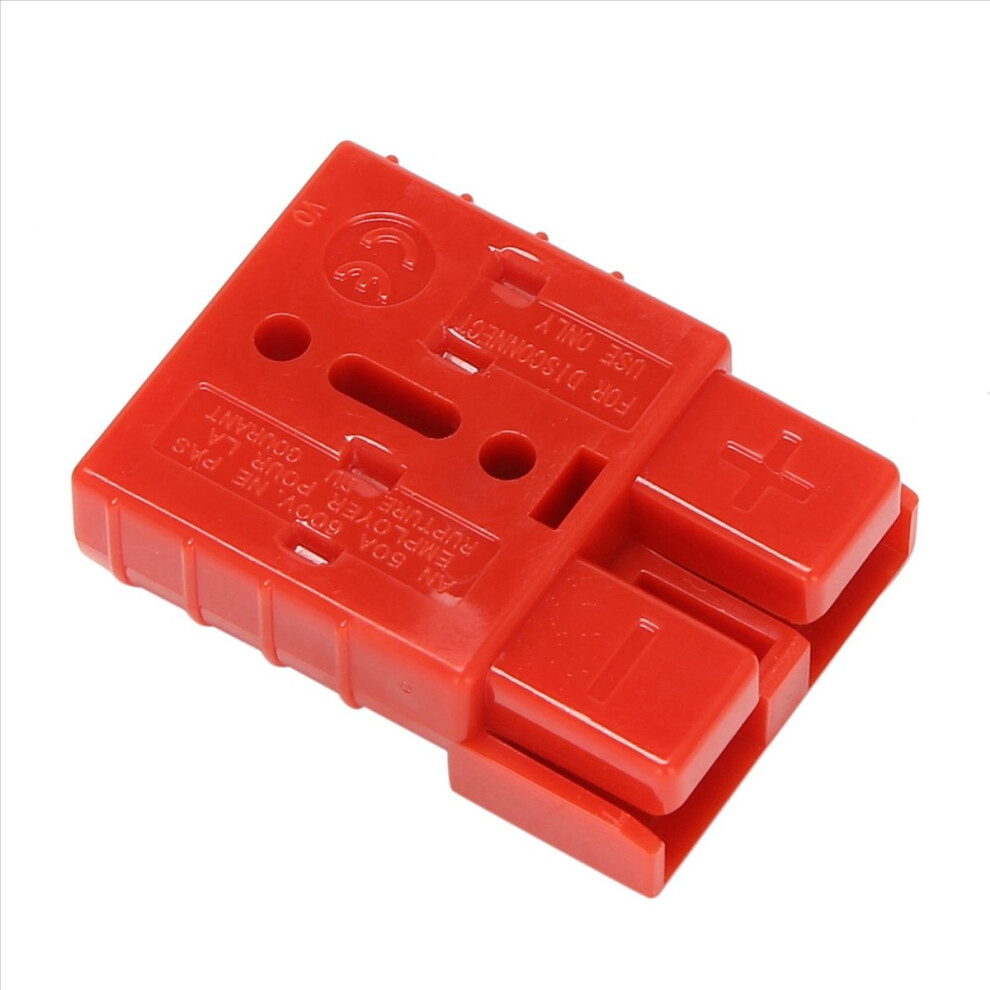 Photos - Other Electrical Equipment 3X for Style Plug Connectors 50A 600V 6-12AWG Power Tool 6AWG Plated Solid Terminals Plugs Red