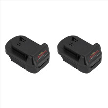 2x batterijadapter stroombron connector oplaadconversie dock 18V MT18ML voor Milwakee elektrisch gereedschap