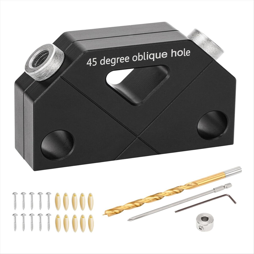 Dowel Jig For Angled Joints, Kit With Drill Bit 4852597830012