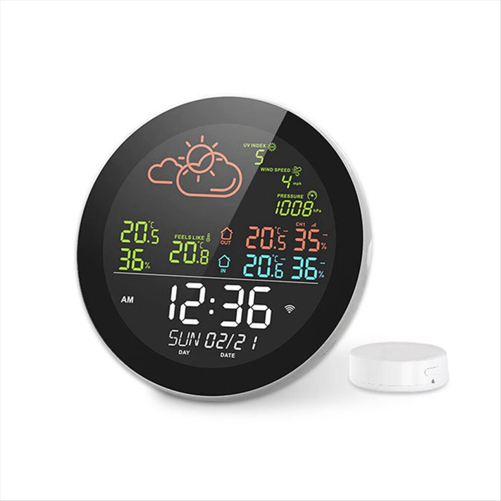 Tuya Wifi Weather Station Table Clock Temperature Tester A 4852245765055