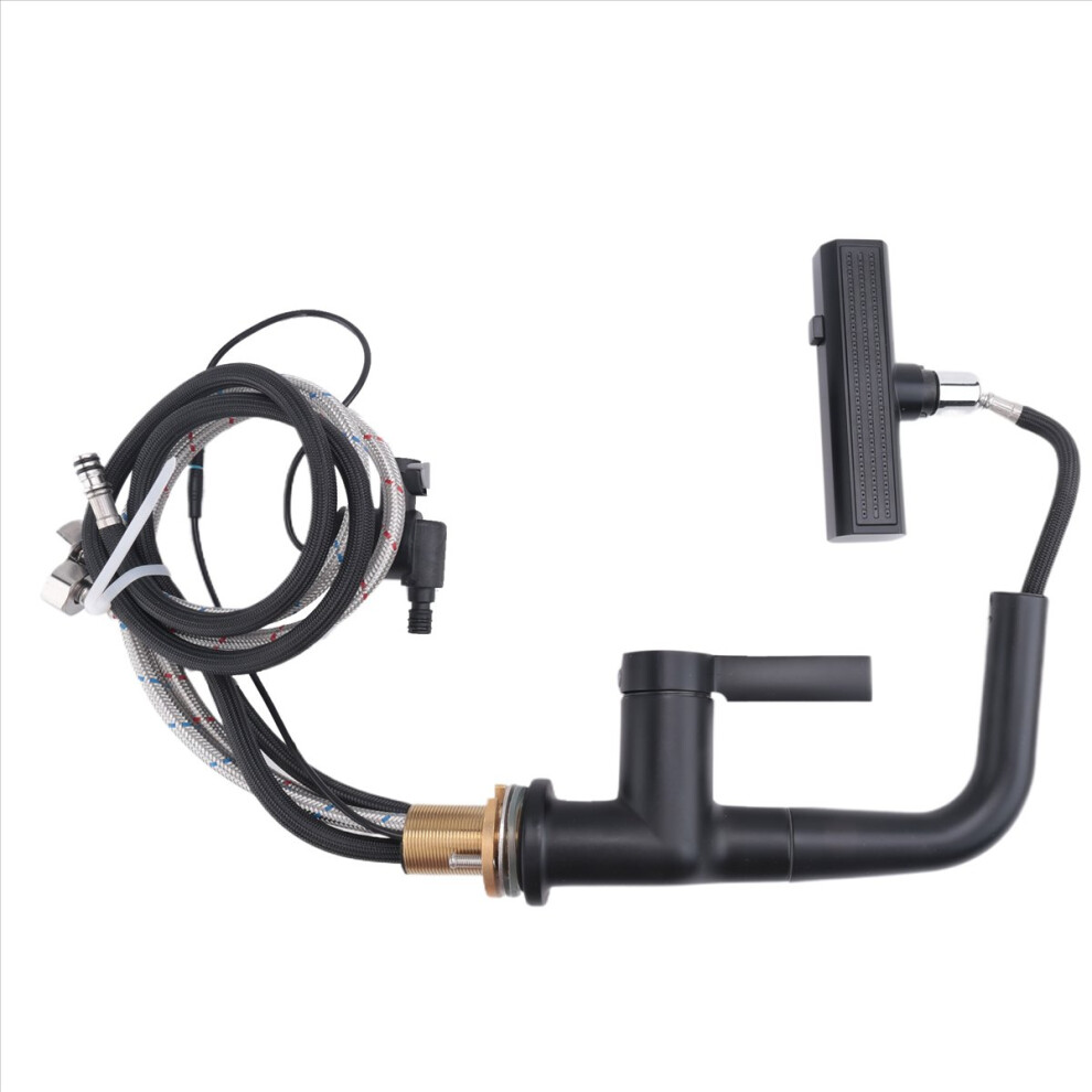 Cold Hot Mixer Taps Rotatable Sink Lifting Basin Faucet-C 4852245764683