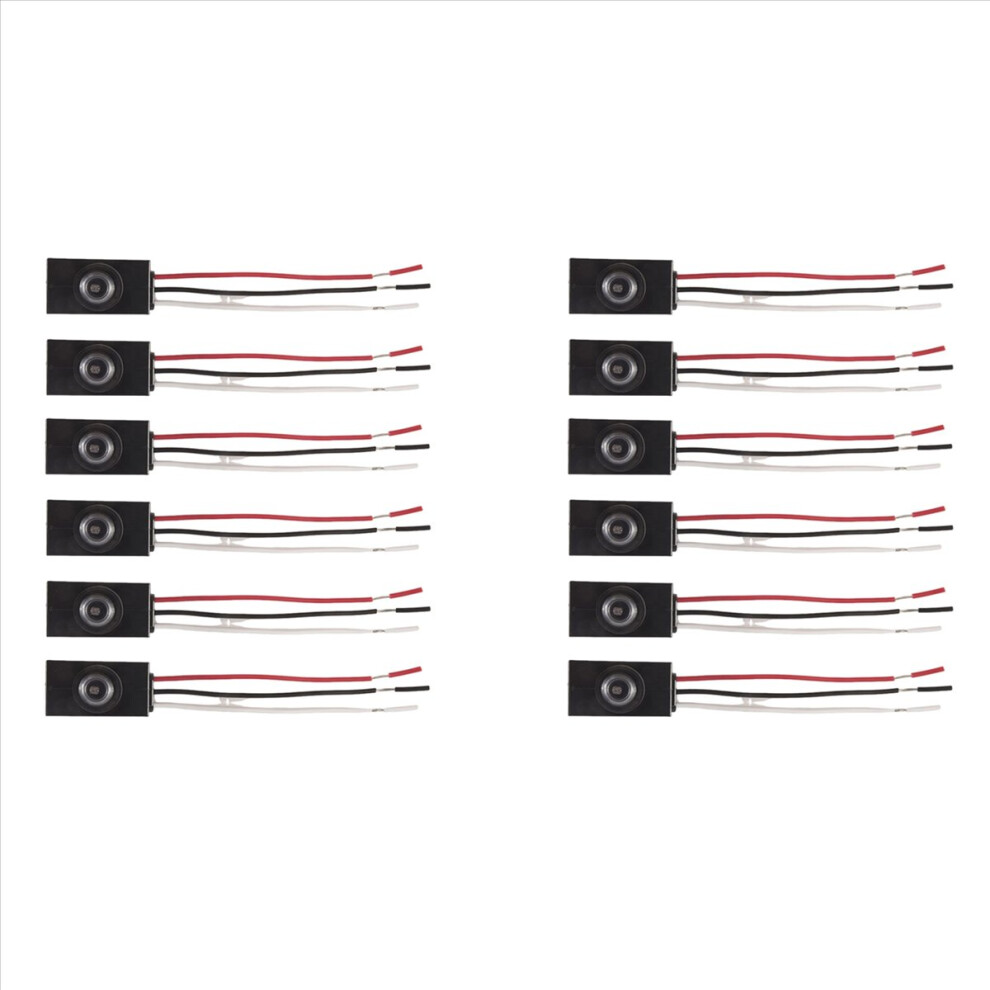 12 Packs Dusk To Dawn Sensor For Outdoor Ing 120-277V Photoelectric Switch Photocell Light Kepptory