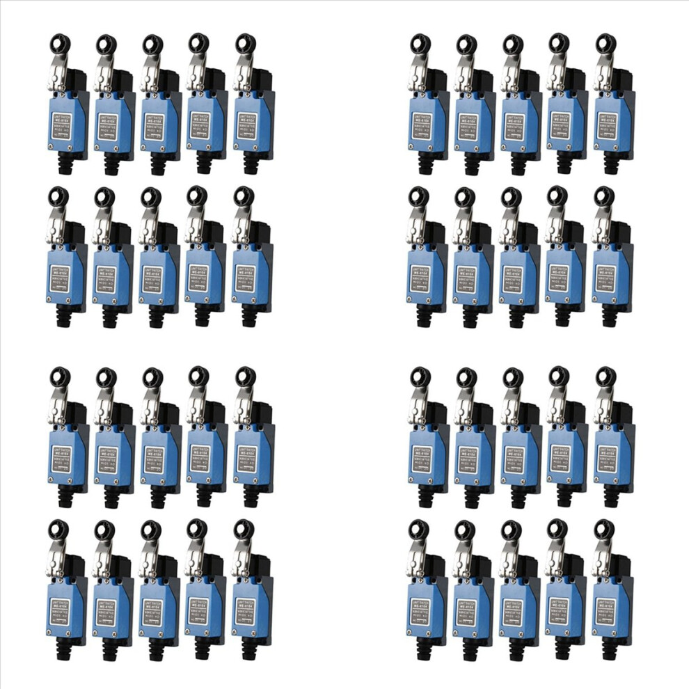 40Pcs Me-8104 Momentary Roller Arm Type Limit Switch For Cnc Mill 5A 250V Me8104 Mini 4852245762733