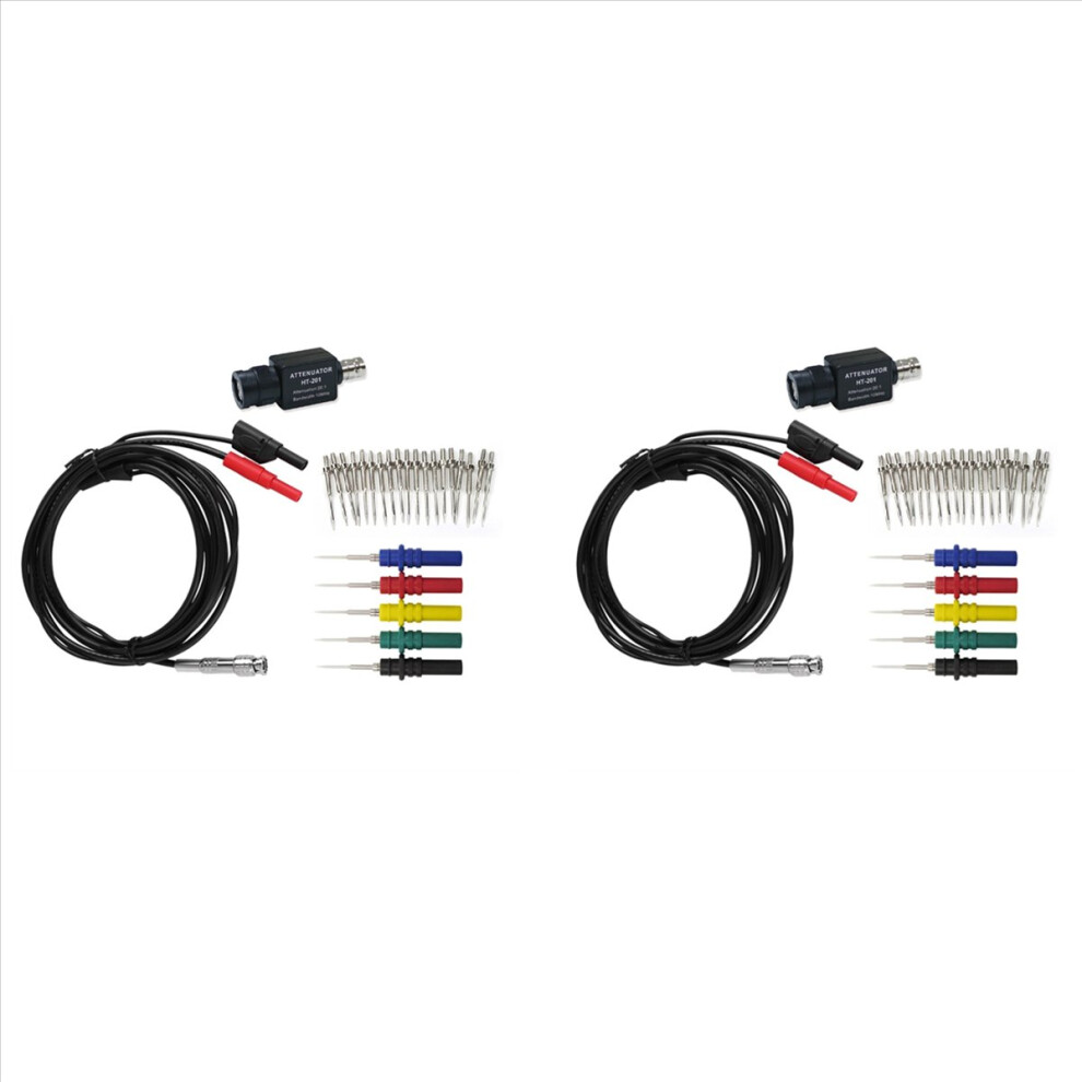 2X Oscilloscope Accessories Set Ht30a Auto Test Leads Ht307 Acupuncture Probe Ht201 20:1 Attenuatorand 4852245767189
