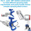 3-Pack Airless Verf Draaikoppelingen 7/8 Inch Draad 4