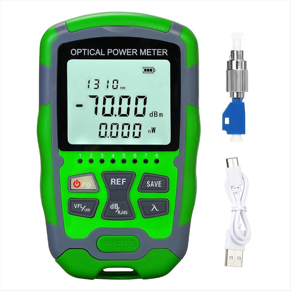 Rechargeable Fiber Optic Cable Tester With Rj45 Network Testing 4852245769039