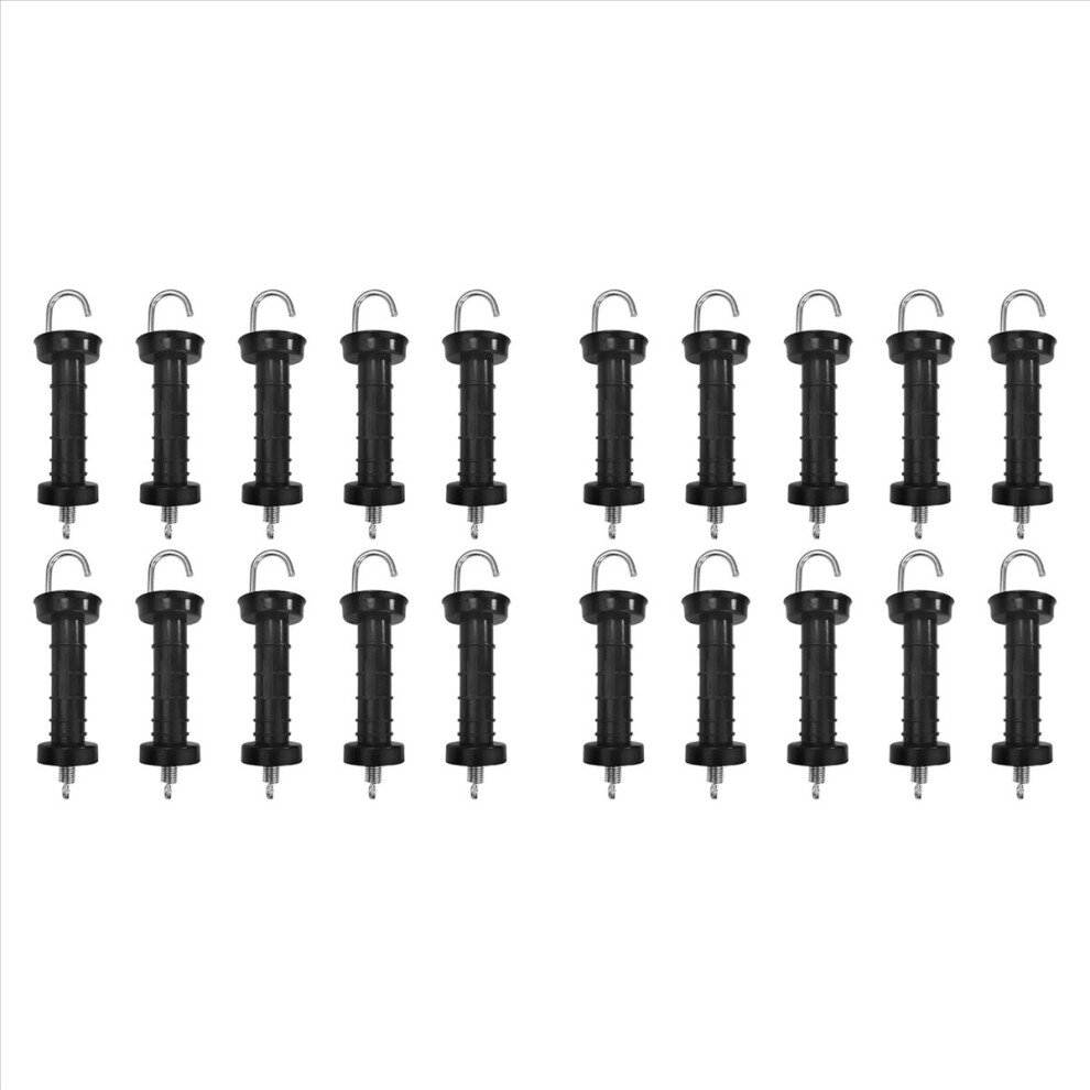 20 Pcs Gate Handle For Electric Fence, Insulated Spring Tension, Replacement Accessories Fencing, Pasture Gates 4852245772183