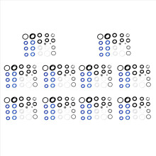 244194 Aftermarket pompreparatiepakkingset voor airless verfspuit 390 395 490 495 595 3400 compatibel (20 stuks)