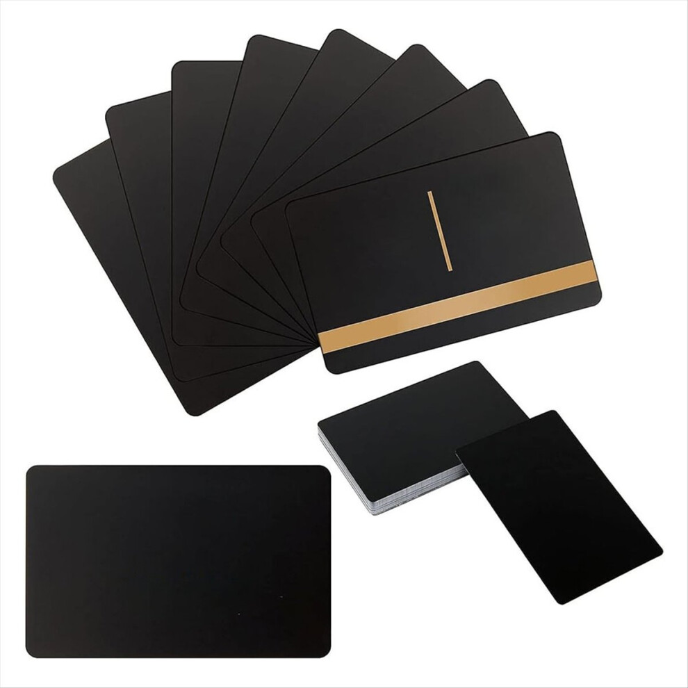 Laser Engraving Blanks, Multipurpose Metal Business Cards. Black-image-OPC-PMGRK85-NEW