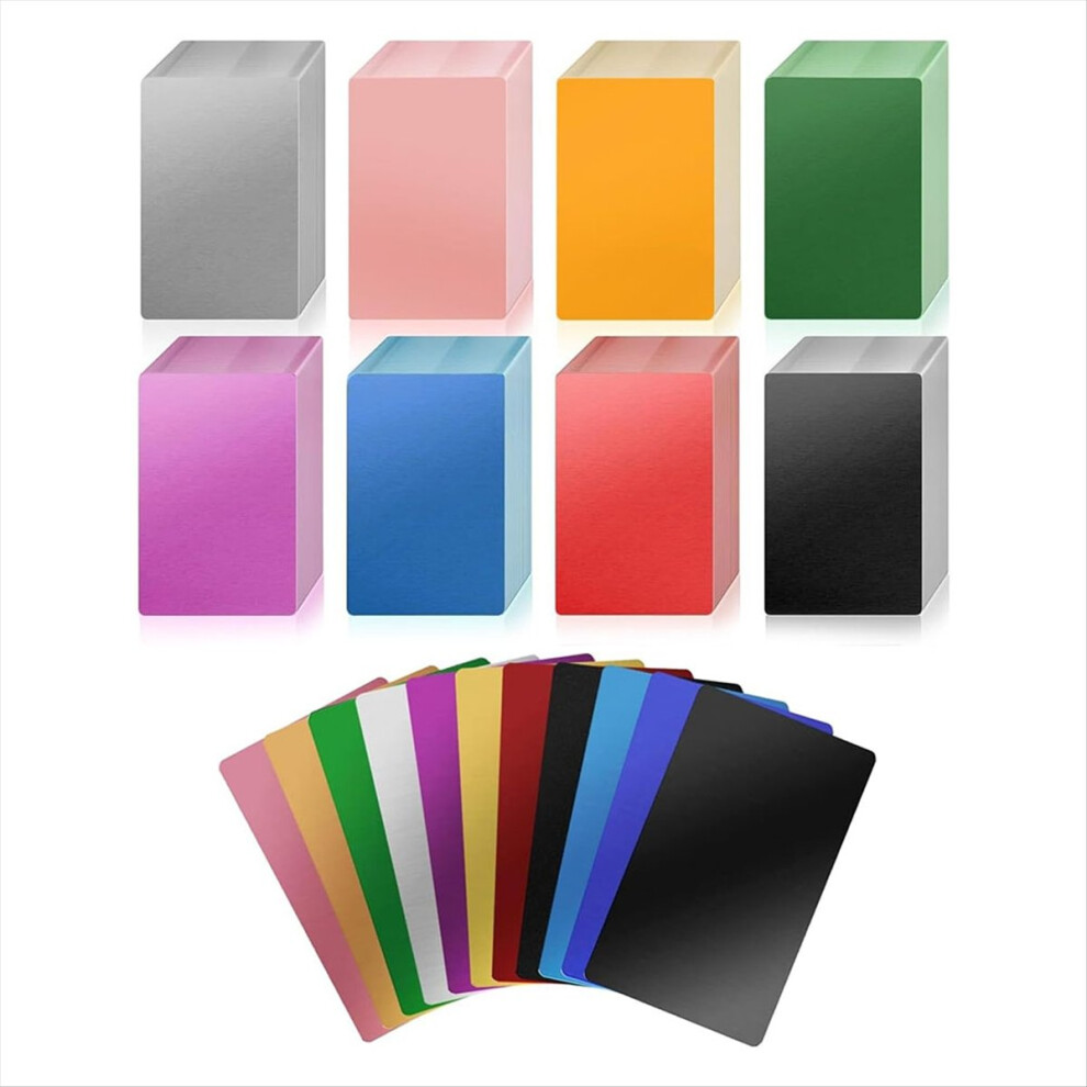 Laser Engraving Blanks, Multipurpose Metal Business Cards. As Shown 4852597860712