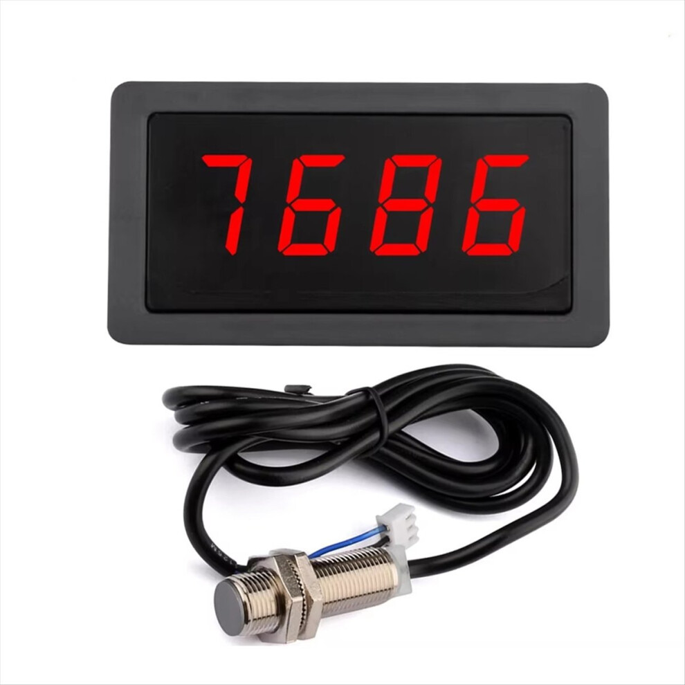 9999Rpm Tachometer Digital Led Counting Meter 4852245775412