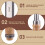 4Pcs Wood Chisels Tool Set for Carpenter 6/12/18/24mm 6