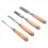 4Pcs Wood Chisels Tool Set for Carpenter 6/12/18/24mm 3