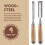 4Pcs Wood Chisels Tool Set for Carpenter 6/12/18/24mm 5
