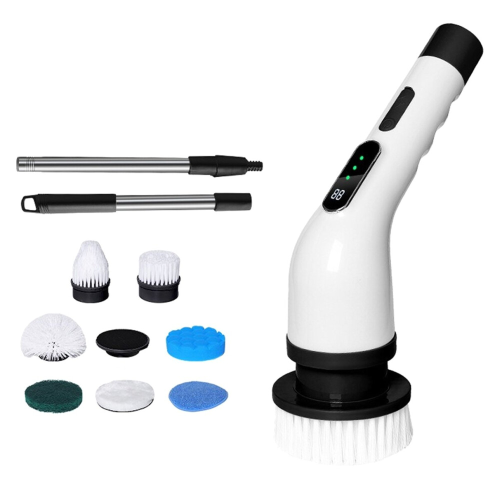 Multifunctional Electric Cleaning Brush Handheld Scrubber A 4852245779694
