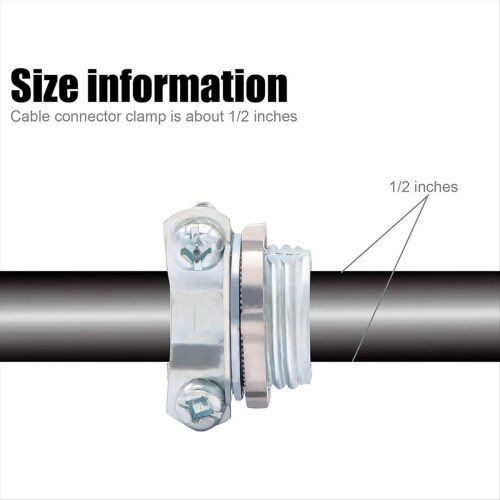 12 stuks 1/2 inch klemtype kabelconnector 2