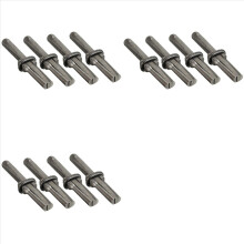 12 stuks stenen hakbijlen, wiggen, steenhouwers, breekgereedschap, ijzeren beitels, handgereedschapset