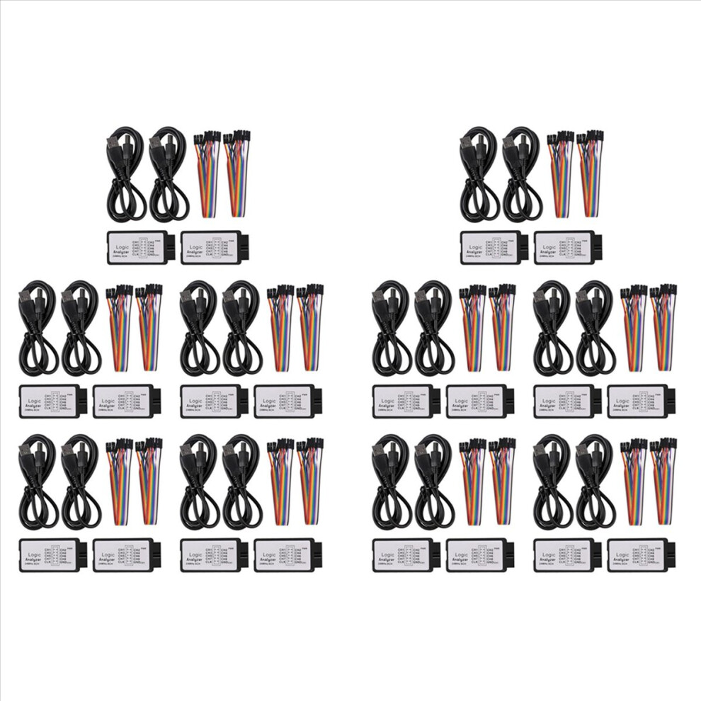 20 Sets Usb Logic Analyzer 24Mhz 8 Channel 24M/Seconds Debugger For Arm Fpga 24M 8Ch 4852245786531