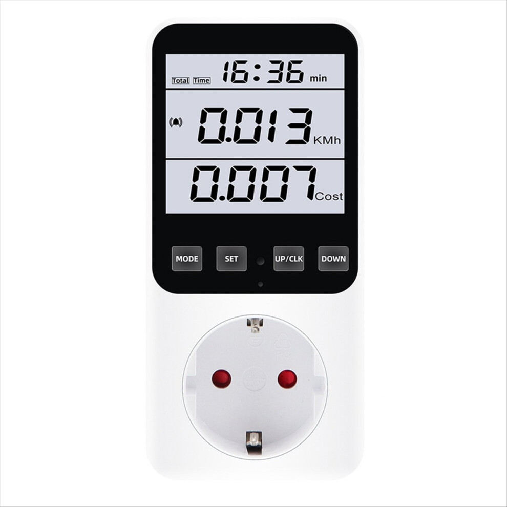 Eu Plug,Digital Energy Meter Wattmeter Ac230v Electricity Analyzer 4852245788283