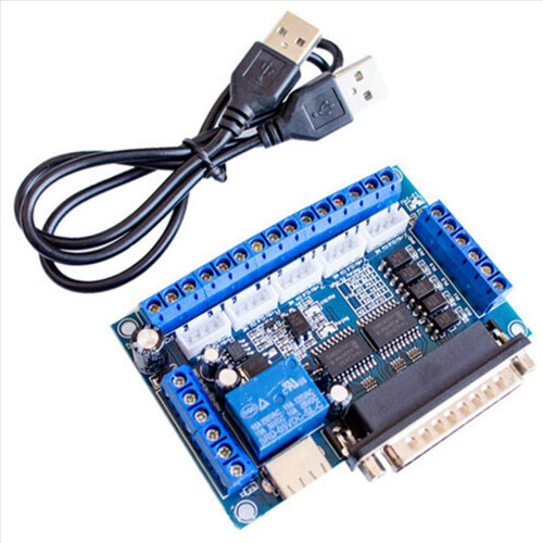 2X Interface Board CNC 5 met Optocoupler Adapter Stappenmotor Driver + USB-kabel 2