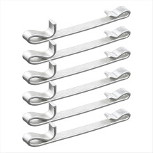 Upgrade gereedschapskist ladegeleiderklem 2-inch dubbele ring 12 stuks