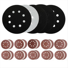 5 stuks 5 inch 8 gaten schuim schuurpads voor excentrische schuurmachine haak
