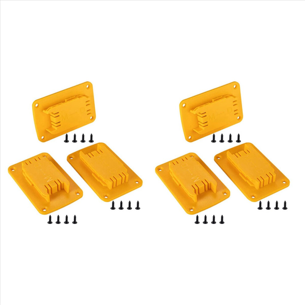 6 Packs Tool Mount For 20V 12V Drill Fit Holder Hanger (Yellow Lot Of 6) 4852245798701