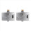 2X Automatic Electric Urinal Flush Valve Sensor&Manual 2 Function Exposed Wall Mount DC6V Urine Flushing 1