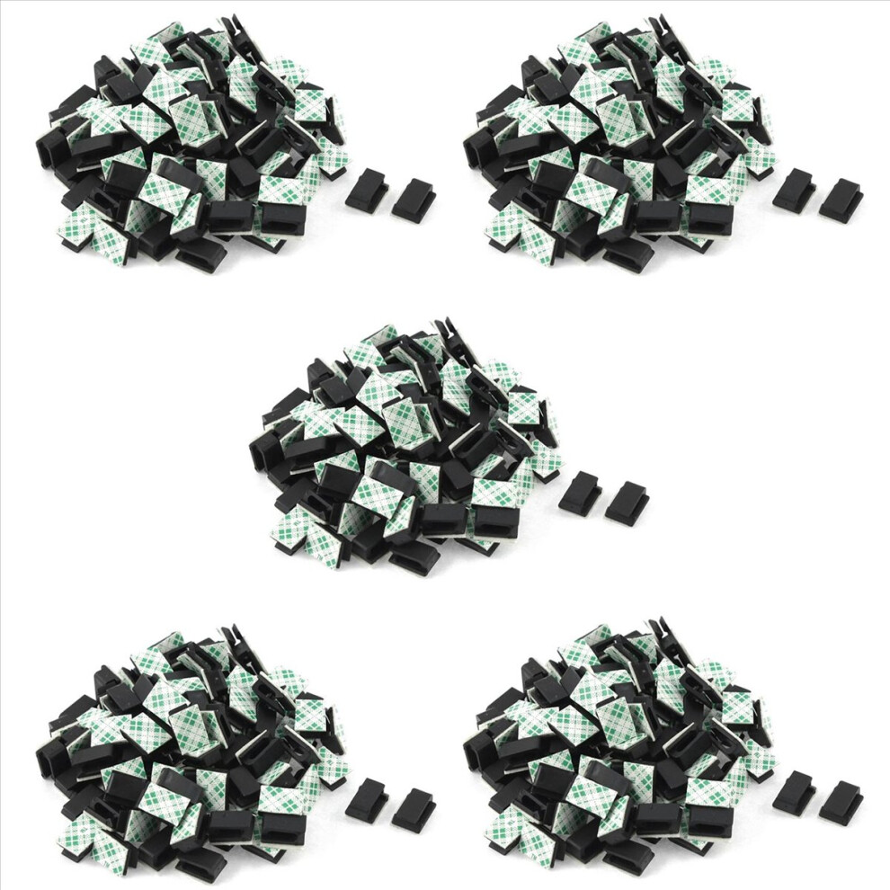 Photos - Cable (video, audio, USB) 500 Pcs Adhesive Wire Cord Cable Holder Tie Clip Organizer Drop Clamp