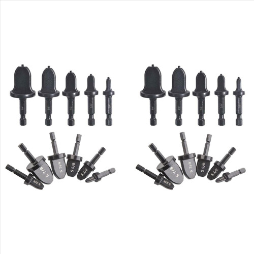 22X Hex Handle Air Conditioner Copper Pipe Swaging Tool, Tool Drill Bit Set Tube Flaring