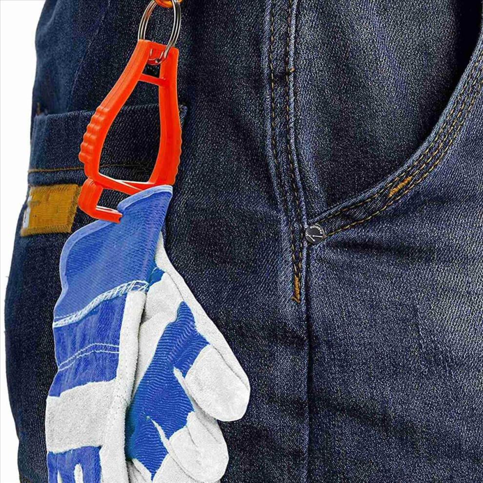 12Pcs Glove Clips For Work Holders Belt Clip With Metal Carabiners Construction Worker Guard Labor 4852245797469