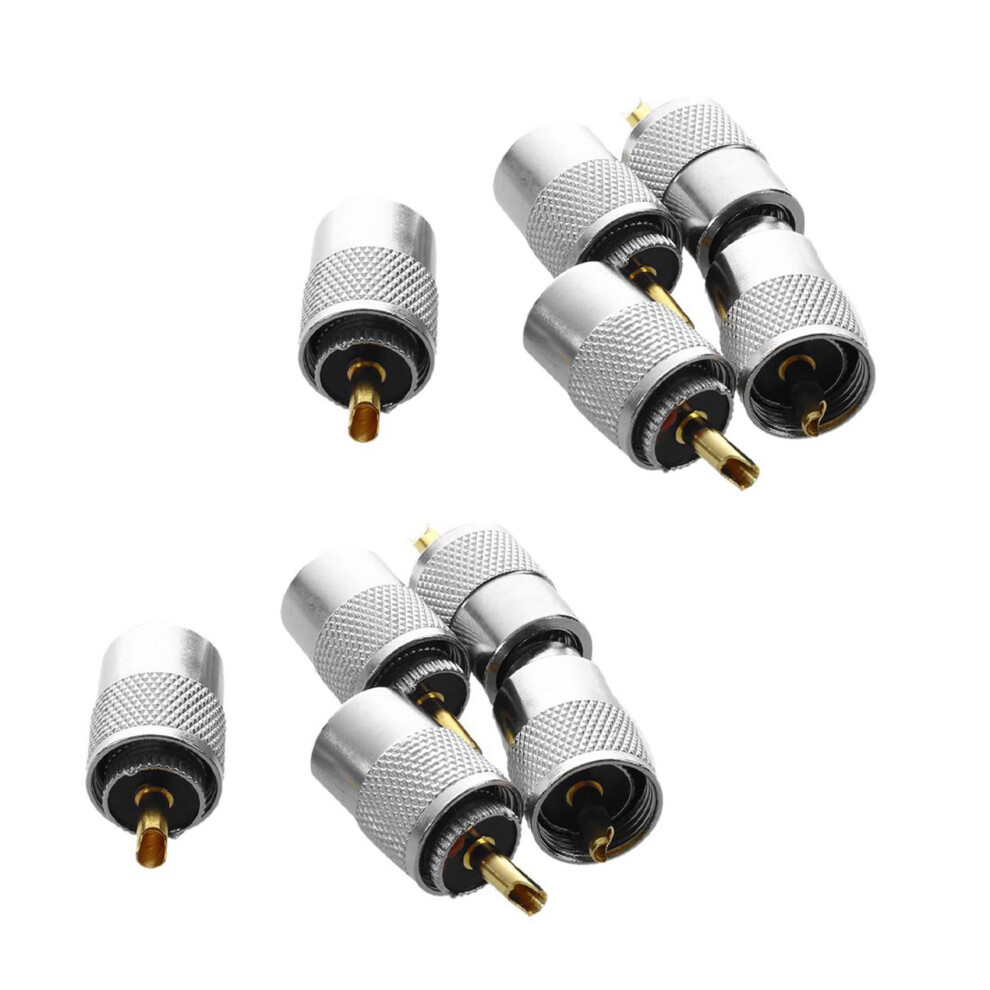 Photos - Other Hand Tools 10 Pcs UHF PL259 Plug Solder Connector for RG8