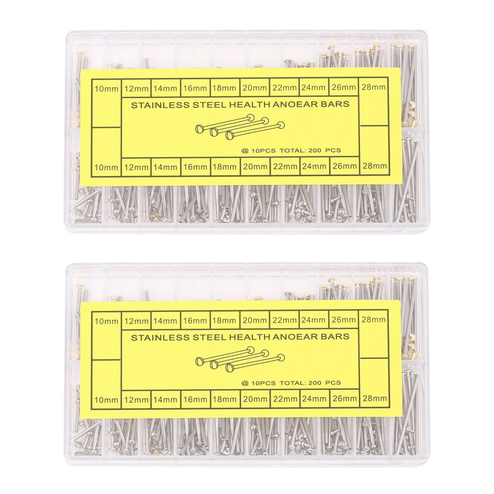 2 Box Watch Repair Tools Set Kits Strap Screws Assortment Tube Friction Pin Clasps Rivet Ends 10Mm-28Mm 4851681183232