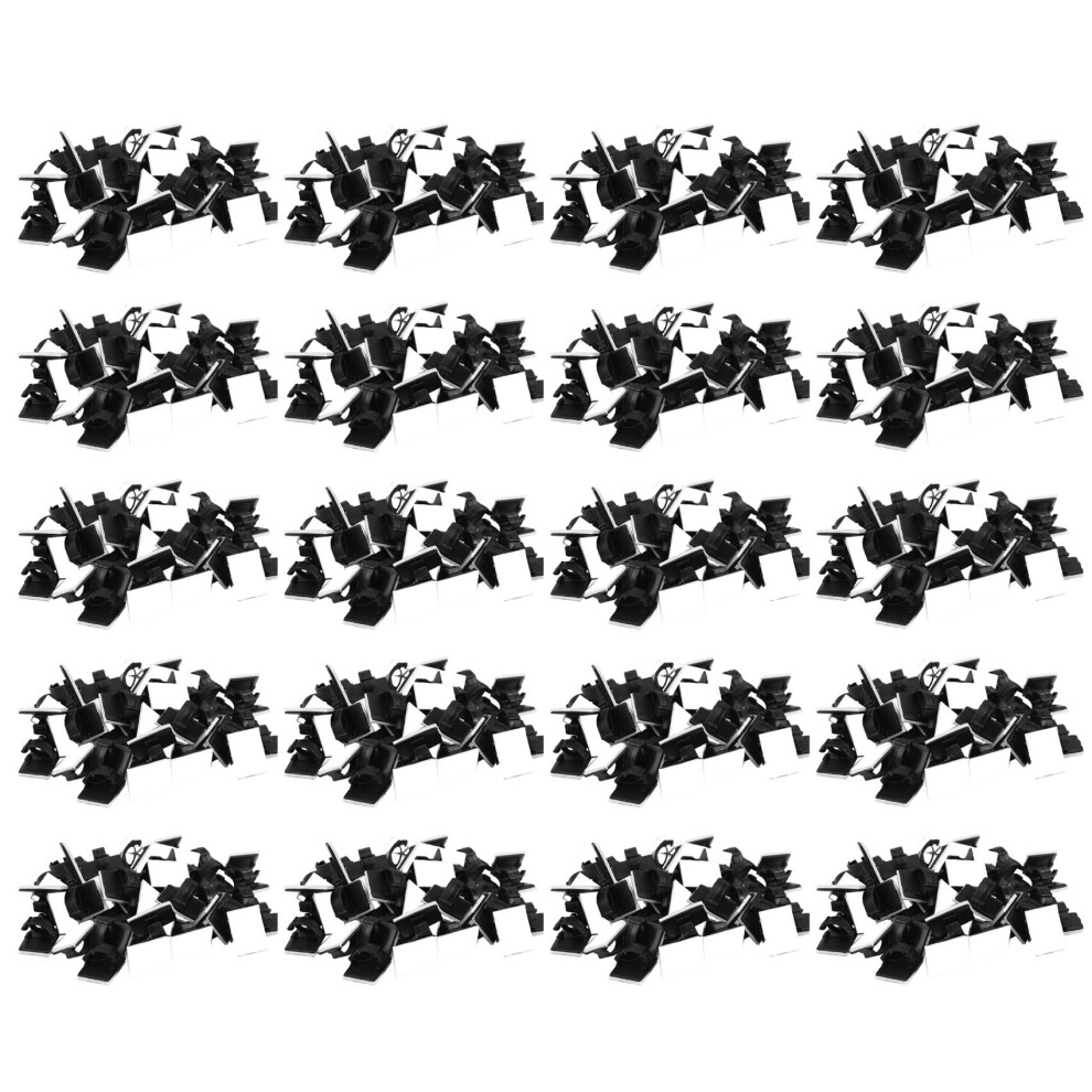 1000 Pcs. Self Adhesive Cable Clamp Plastic Rectangular Clips Tie Bind Wire Management Holder For Car 4851681182945