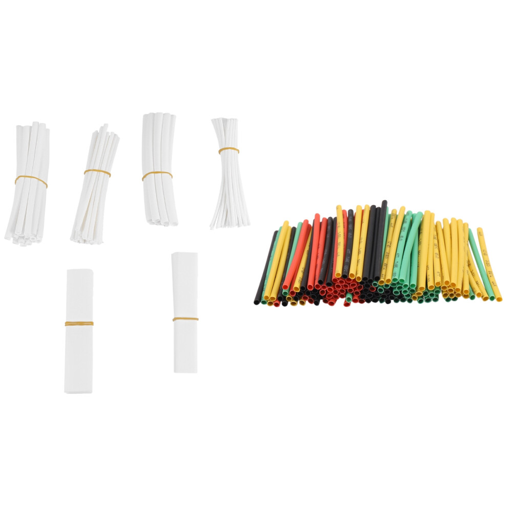 100 Pcs Heat Shrink Tube Casing Color:white 4851681189401