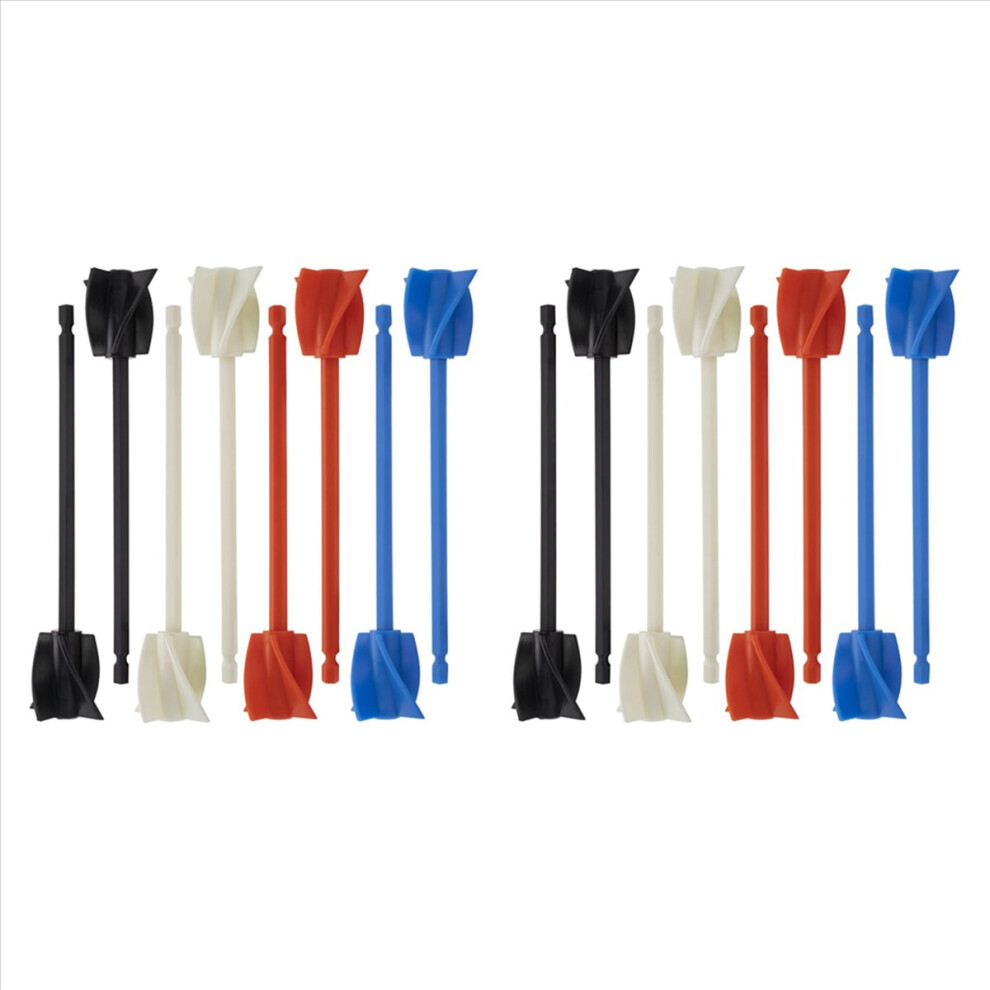 16Pcs Resin Mixer Paddles, Epoxy Attachment For Powerful Mixing, Reusable Paint Mixer, Stirrer 4851681195228